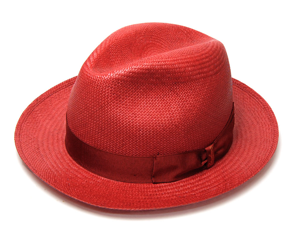 Borsalino（ボルサリーノ） パナマ中折れ帽 140228 カラーパナマ ハット 春夏 メンズ 大きいサイズ 小さいサイズ : 川淵帽子 ...