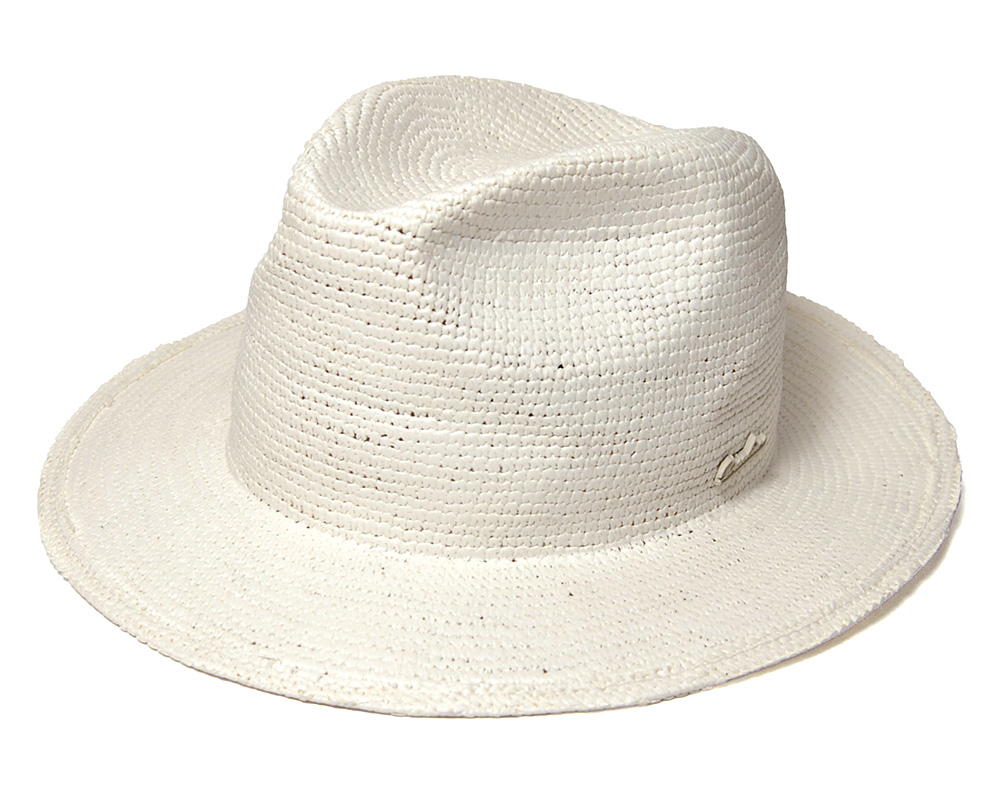 ボルサリーノ　中折帽　裏地メッシュ Borsalino 帽子 パナマ細編み中折れ帽 Borsalino(ボルサリーノ