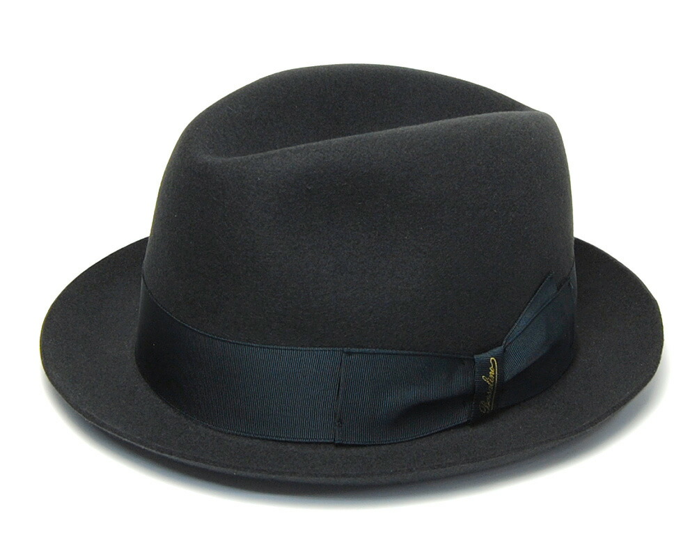ファーフェルト中折れ帽 Borsalino ボルサリーノ 390131 ハット メンズ 秋冬 アレッサンドリア 大きいサイズの画像