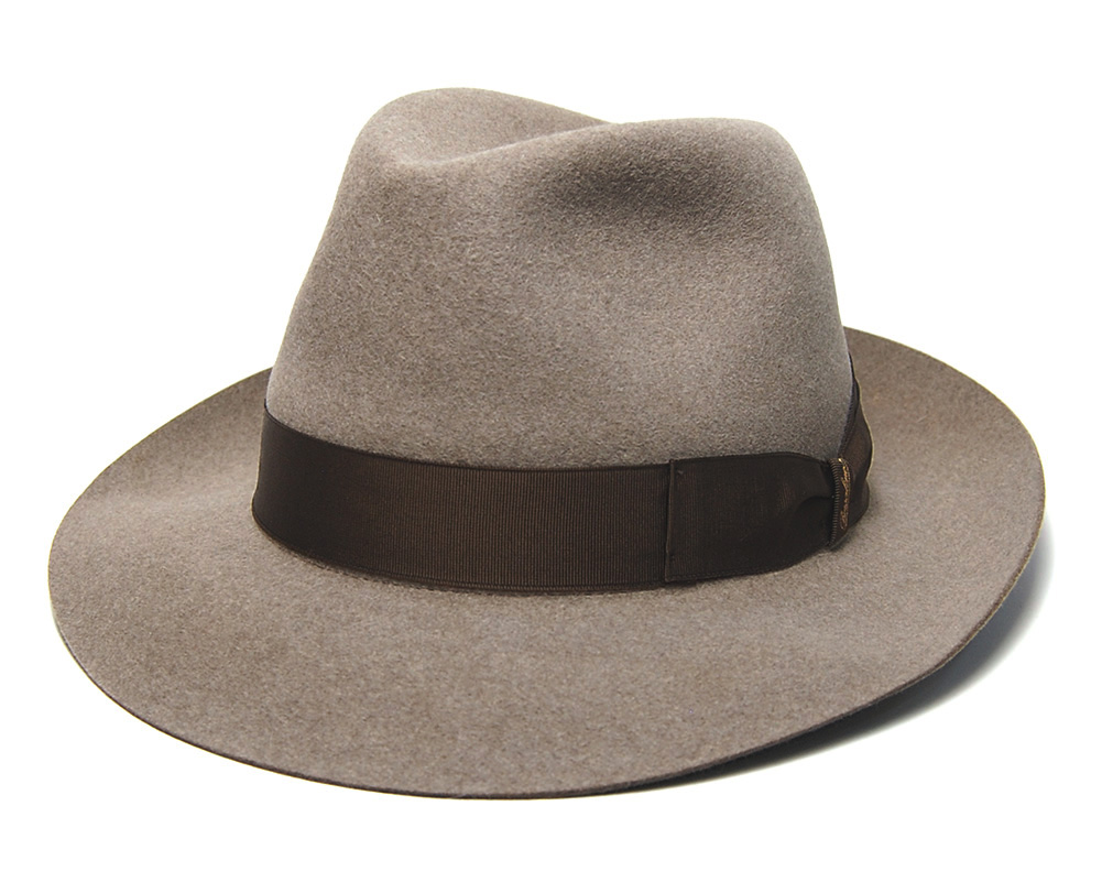 Borsalino（ボルサリーノ） 帽子 ファーフェルト中折れ帽 390054