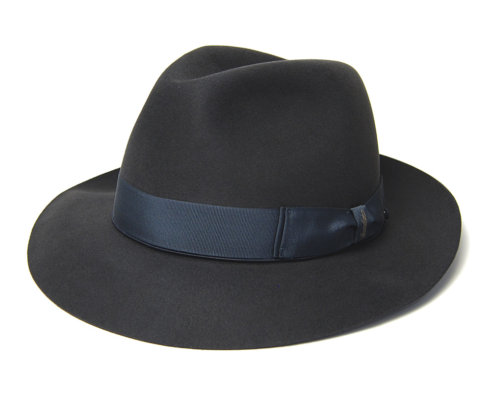 Borsalino（ボルサリーノ） 帽子 ファーフェルト中折れ帽 ビーバー