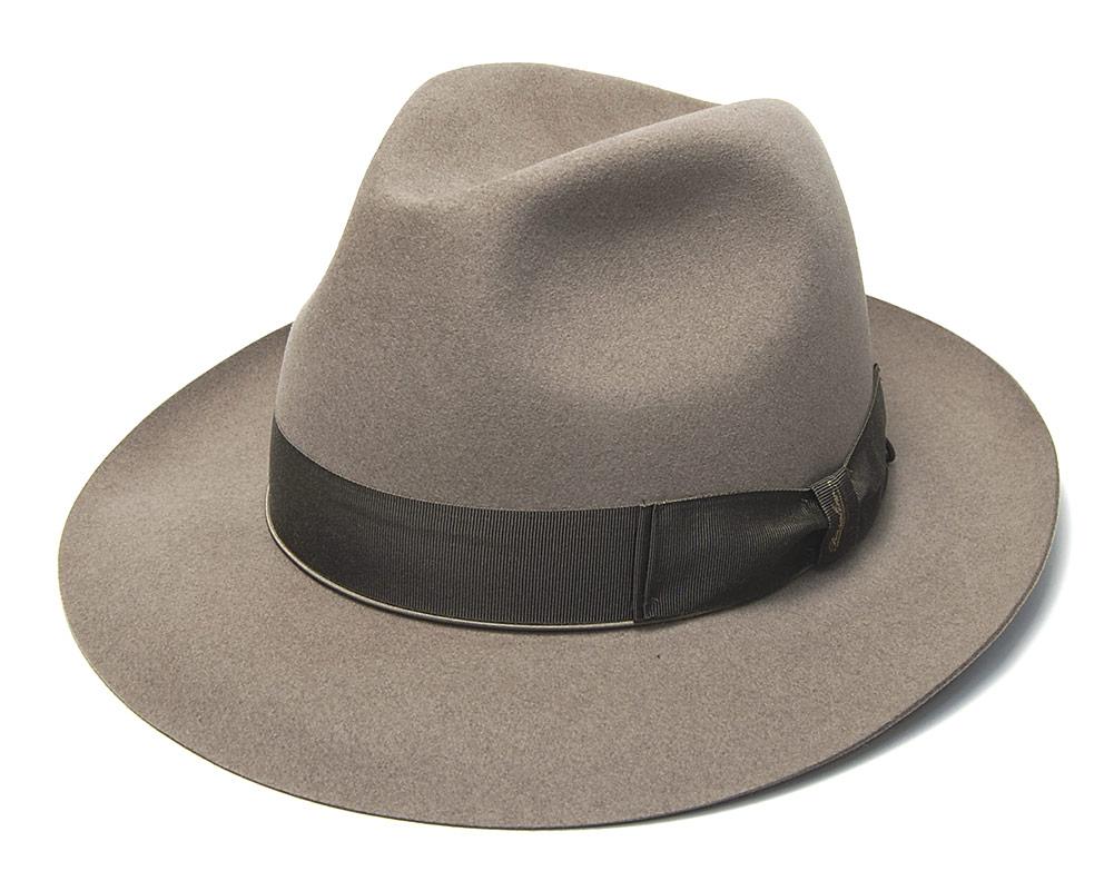 Borsalino（ボルサリーノ） 帽子 ファーフェルト中折れ帽 ビーバー