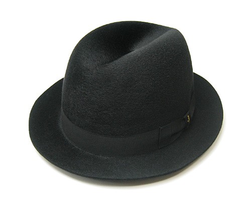 Borsalino ボルサリーノ ファーフエルト ソフト帽 グアナコ メンズ 秋冬 大きいサイズの画像