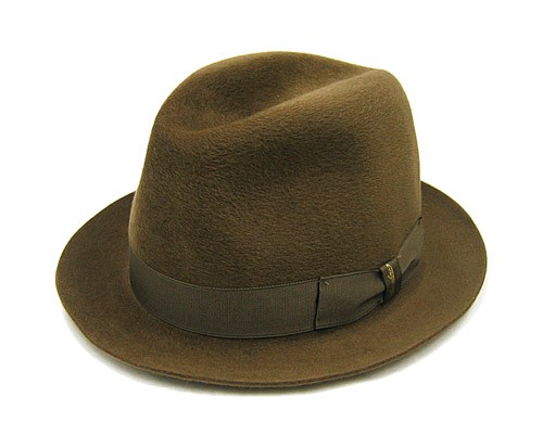 Borsalino ボルサリーノ ファーフエルト ソフト帽 グアナコ メンズ 秋冬 大きいサイズの画像