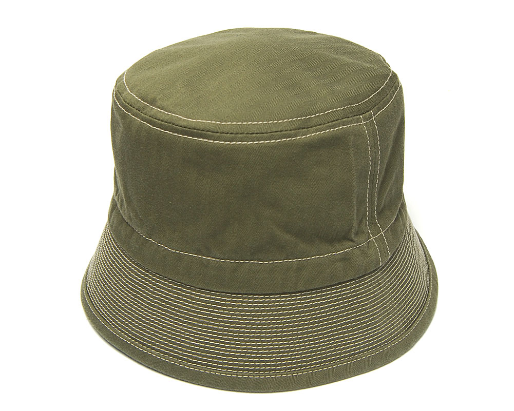 帽子 コットンバケットハットcableami ケーブルアミ Organic Cotton Herringbone BUCKET HAT 春夏 ユニセックス [大きいサイズの帽子アリ] メール便対応可｜kawabuchihats｜03