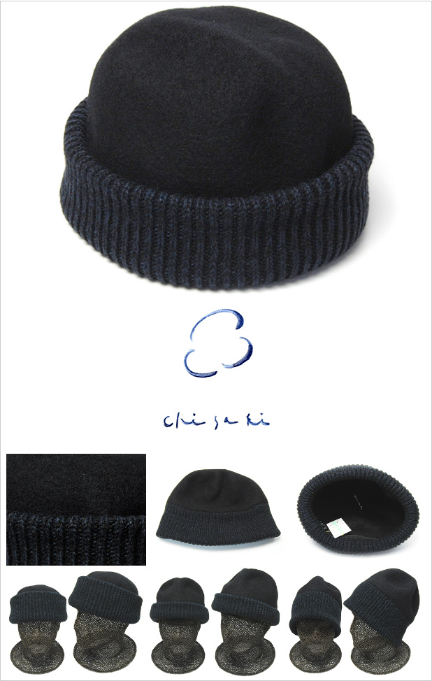chisaki 帽子 ロールキャップ チサキ Haru size2 ニット帽