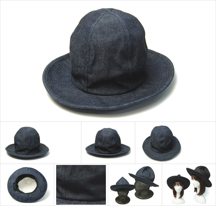 デニムマウンテンハット HICOSAKA ヒコサカ 13oz Denim Mountain Hat