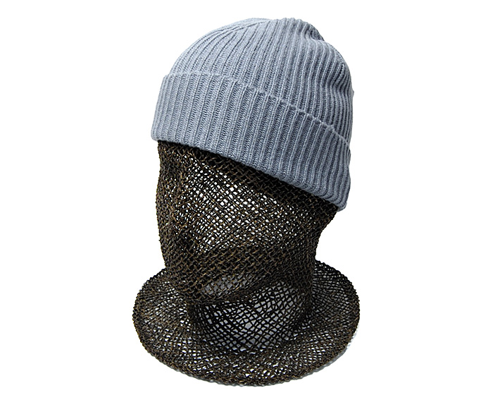 Johnstons of Elgin 帽子 カシミアリブニットキャップ