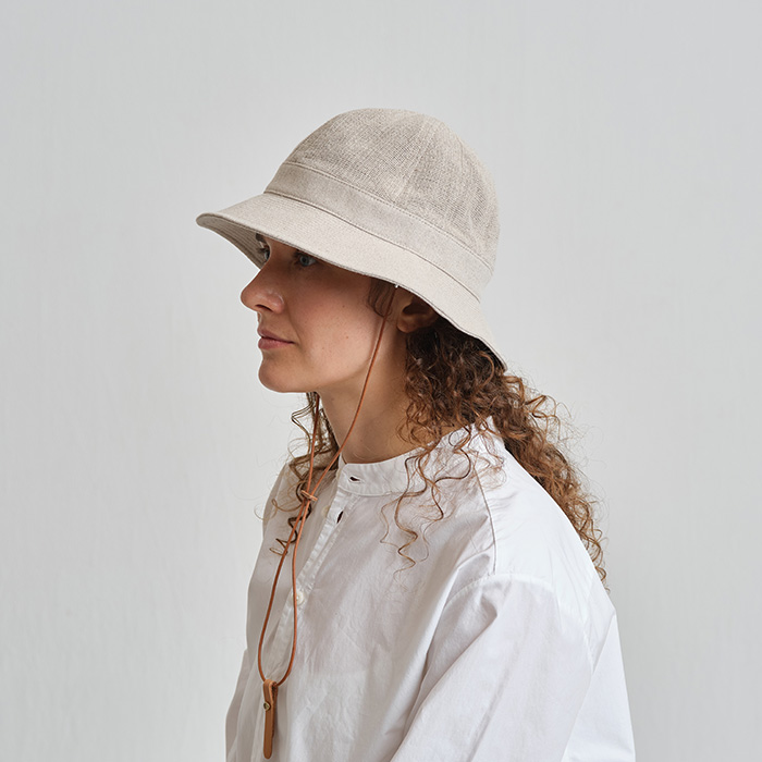 Nine Tailor（ナインテイラー） リネンコットンメトロハット Squill