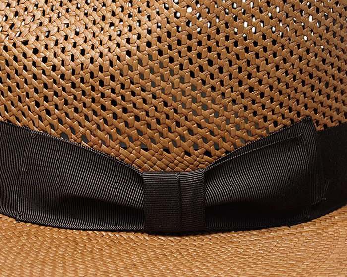 STETSON（ステットソン） つば広パナマ中折れ帽 FLAT WHIPPET