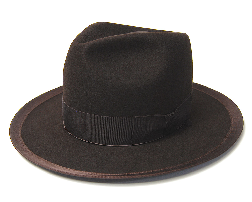 ファーフエルト中折れ帽 STETSON ステットソン ビーバー WHIPPET ウィペット ハット メンズ 秋冬 ヴィンテージ 大きいサイズの画像