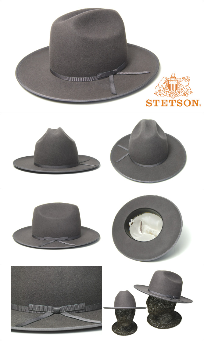 STETSON（ステットソン） ウールフエルト中折れ帽 OPEN ROAD オープン