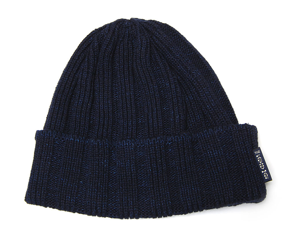 THE FACTORY MADE（ザファクトリーメイド） 帽子 インディゴ染めニット