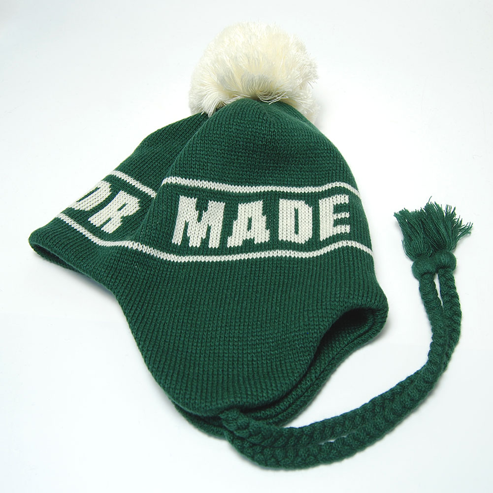 帽子 ポンポン付きニットキャップ THE FACTORY MADE ザファクトリーメイド  Ponpon Guide Knit FM845 ニット帽 秋冬 メンズ ユニセックス｜kawabuchihats｜04