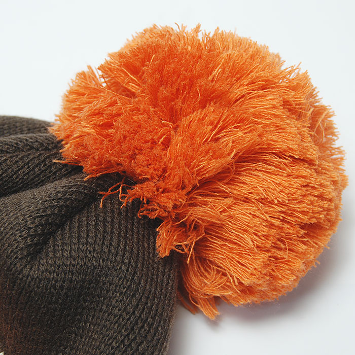 THE FACTORY MADE（ザファクトリーメイド） 帽子 ポンポン付きニット