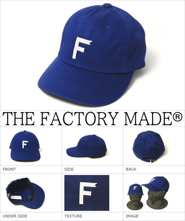 THE FACTORY MADE（ザファクトリーメイド） コットンキャップ F Wappen