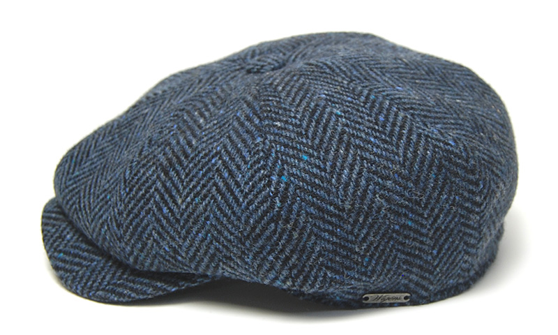 帽子 ドネガルツイード8枚はぎハンチング WIGENS ヴィーゲン Newsboy