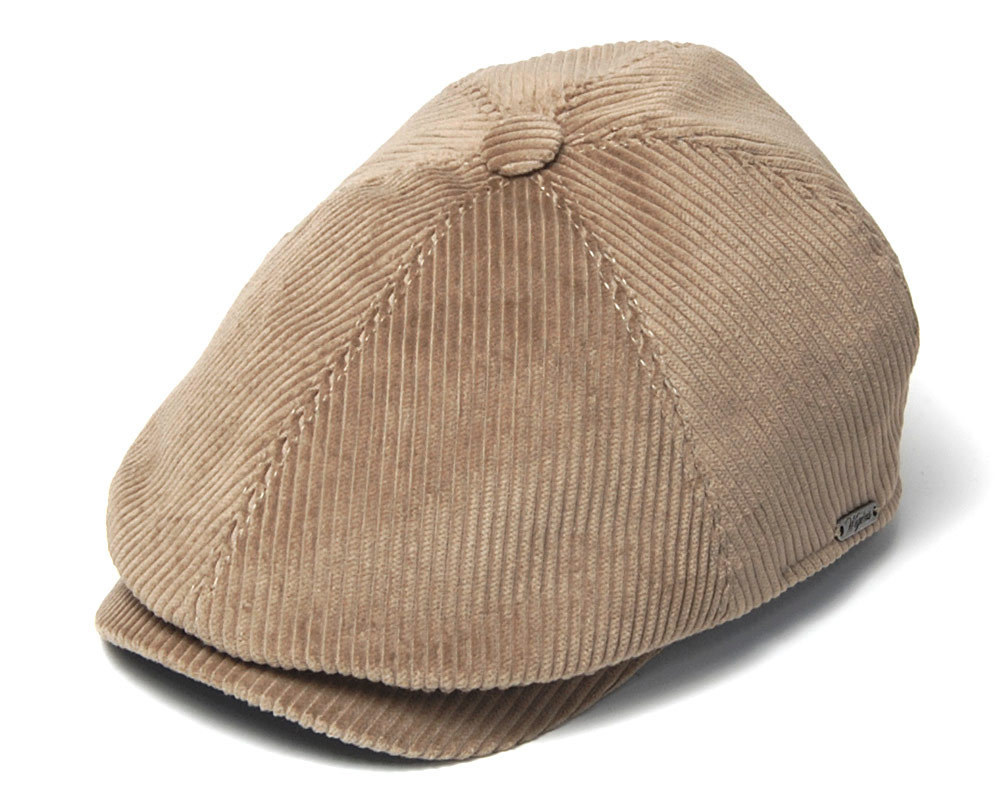 帽子 WIGENS ヴィーゲン コーデュロイ6枚はぎハンチング Newsboy Contemporary Cap メンズ 秋冬 大きいサイズの帽子アリ  23AW