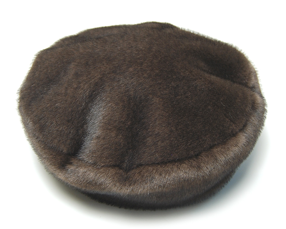 帽子 エコファーベレー Zukin ズキン 秋冬 ベレー帽 レディース 防寒