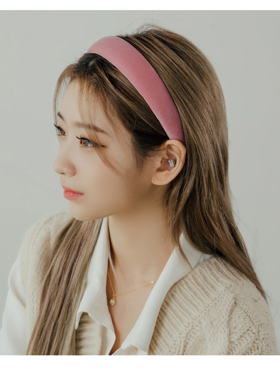 レディース 韓国ファッション カジュアル カチューシャ ビーロード ヘアアクセサリー ヘアバンド ベッチン ベルベット ベロア ワイド 冬 広い 広め 無地 秋 最大56 オフ ヘアアクセサリー