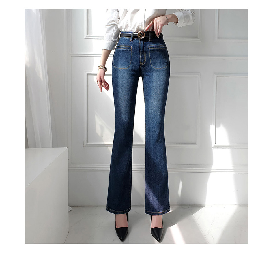 パンツ レディース ボトムス デニム ブーツカット ベルボトム フレア