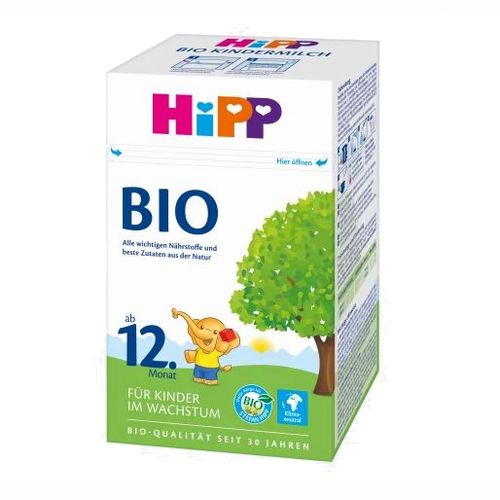 HIPP BIO 粉ミルク 600g×3箱 HiPP ヒップ BIO オーガニック 粉ミルク 幼児用 12ヶ月〜 600g