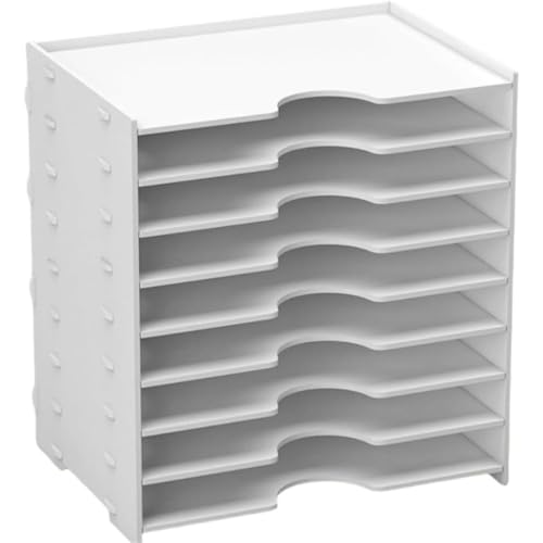 書類ラック レターケース 卓上収納 A4サイズ 組み立て式 書類棚 書類