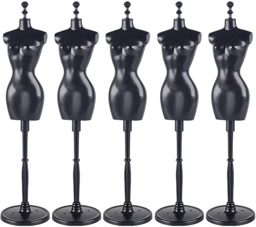 ドールトルソー 人形服 ディスプレホルダー インテリア マネキン 5個