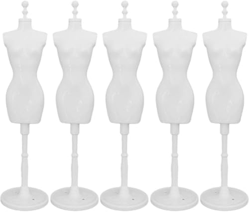 ドールトルソー 人形服 ディスプレホルダー インテリア マネキン 5個
