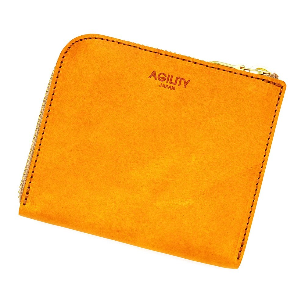 ショートウォレット L字ファスナー ミドル財布 本革 レザー コンパクト 薄型  AGILITY affa アジリティアッファ ミドルウォレット | AGILITY | 02