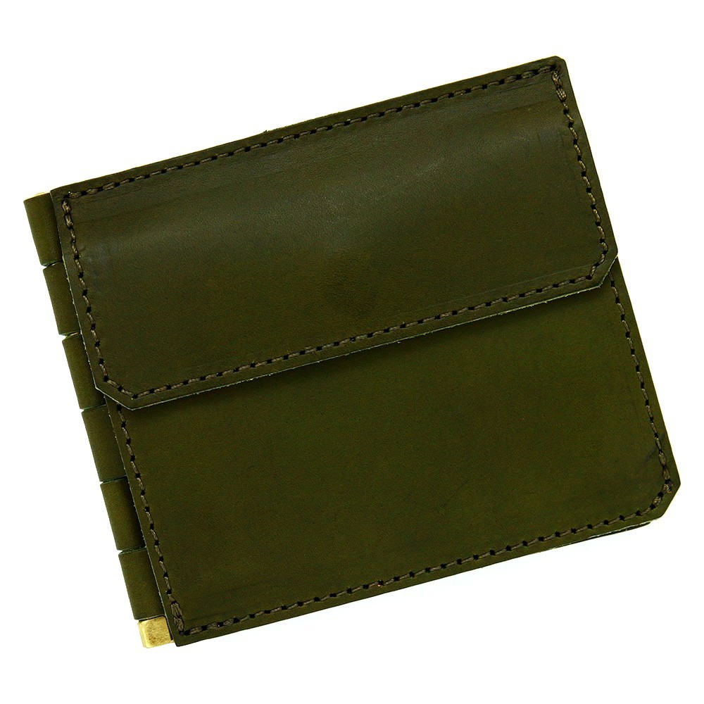 マネークリップ 二つ折り 蝶番 小銭入れ付き カード入れ付き 本革 レザー AGILITY affa アジリティアッファ アディシオン | AGILITY | 04