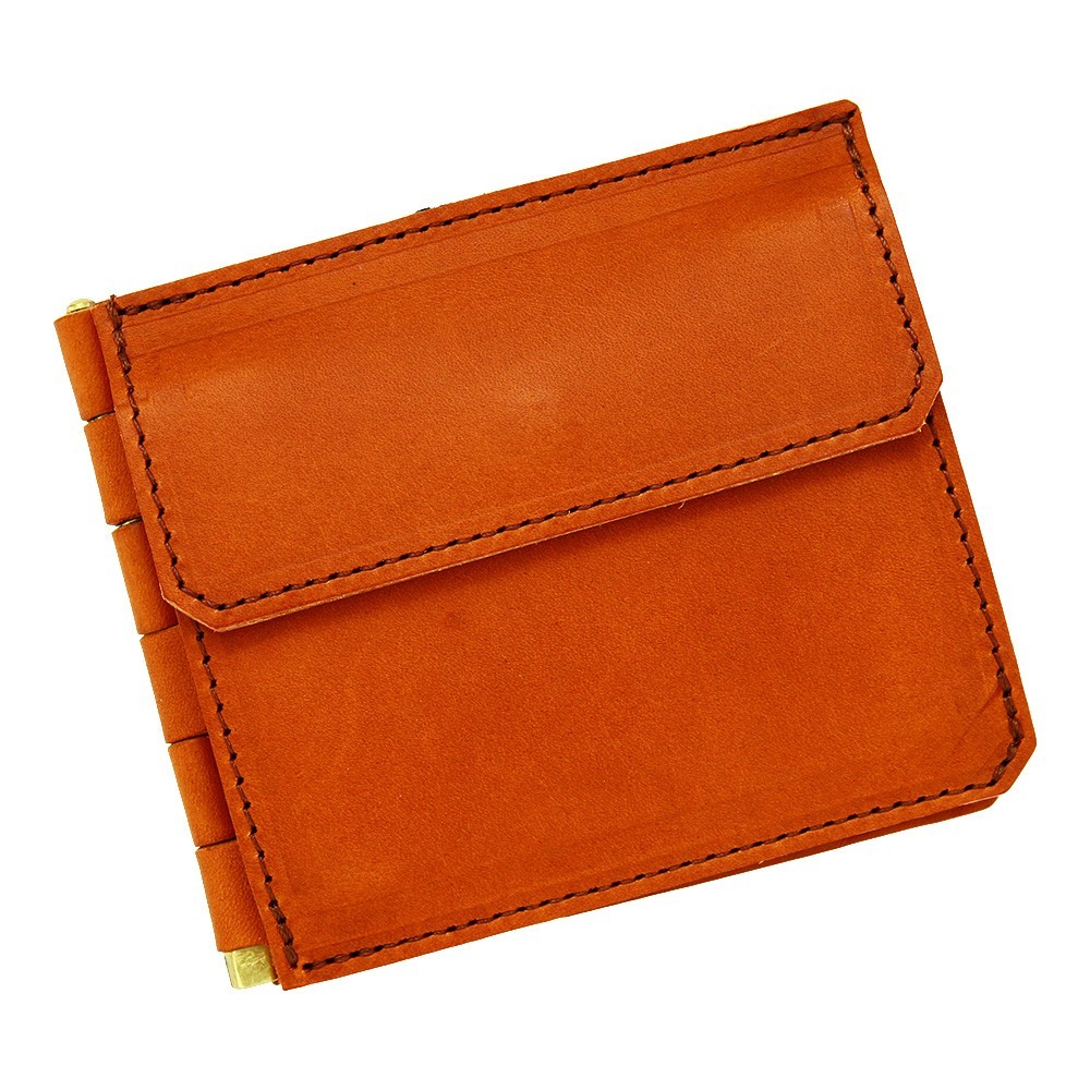 マネークリップ 二つ折り 蝶番 小銭入れ付き カード入れ付き 本革 レザー AGILITY affa アジリティアッファ アディシオン | AGILITY | 06