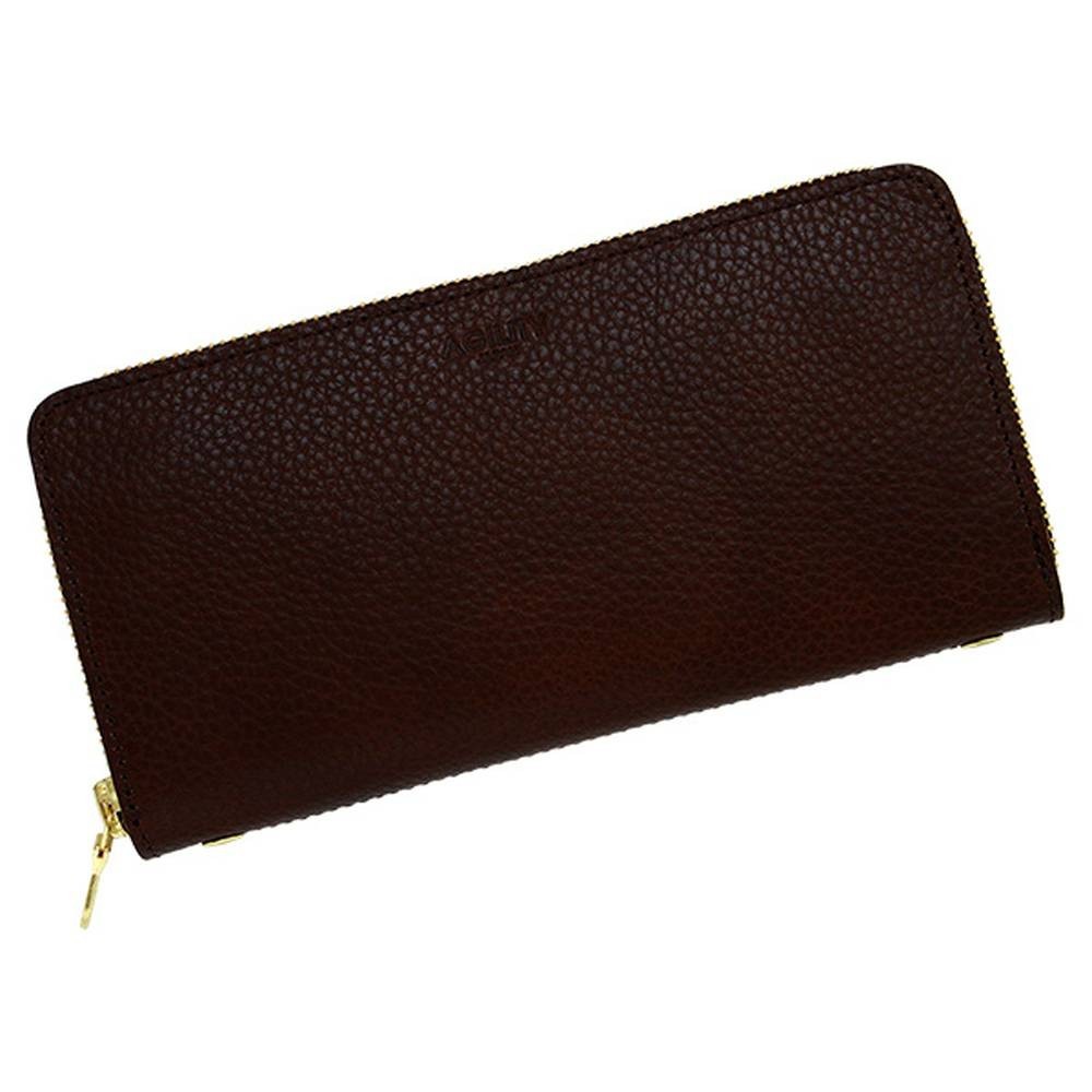 AGILITY（アジリティ） 財布 長財布 革財布 ラウンドファスナー 通帳