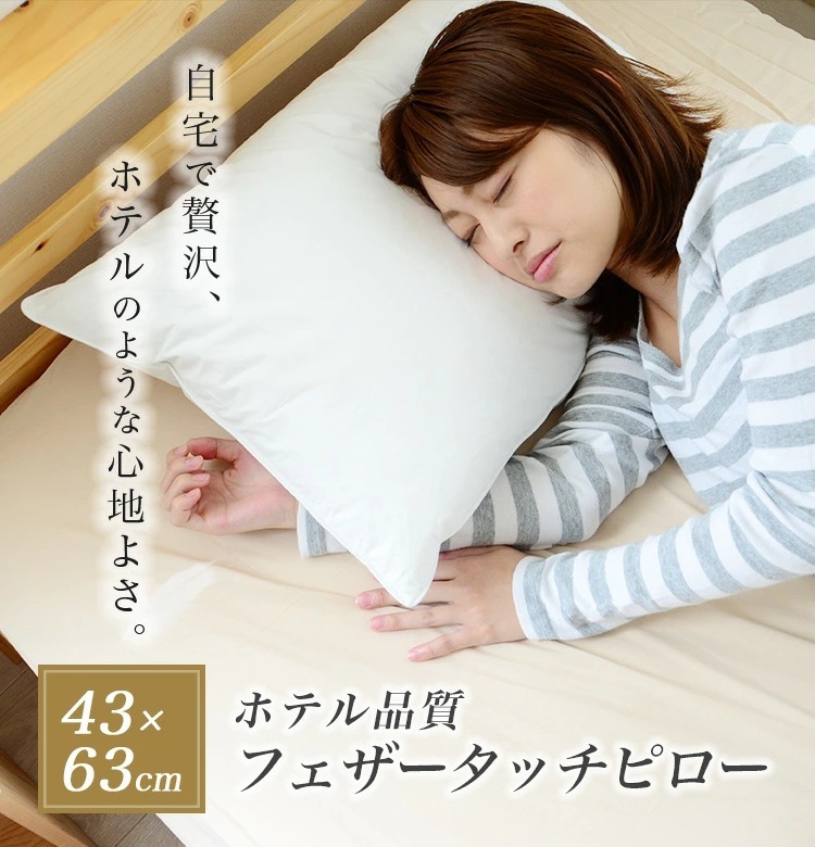 枕 ホテル仕様 パイプ入り 43×63cm 高めまくら :makura-easypaipu:河村ふとん店Yahoo!店 - 通販 -  Yahoo!ショッピング