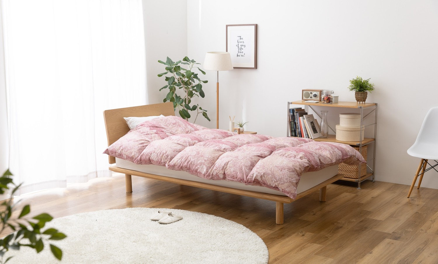 ホコモモラ ペア 羽毛布団 150×200cm 通販生活®通販生活の2枚合せ羽毛布団 モスコビー｜【公式