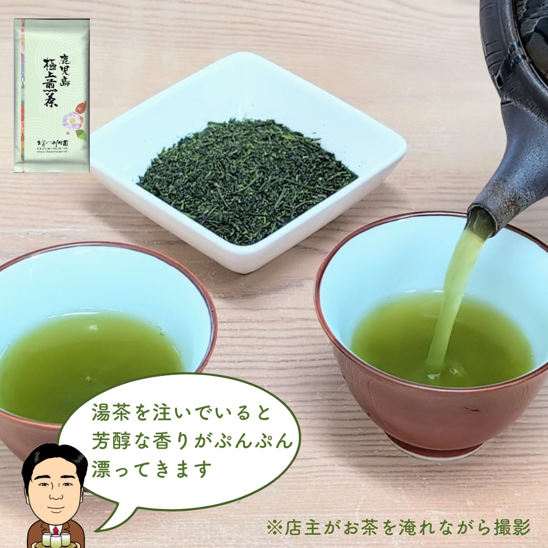 新茶になりました！！知覧茶 煎茶 深蒸し 最高級 90g 送料無料