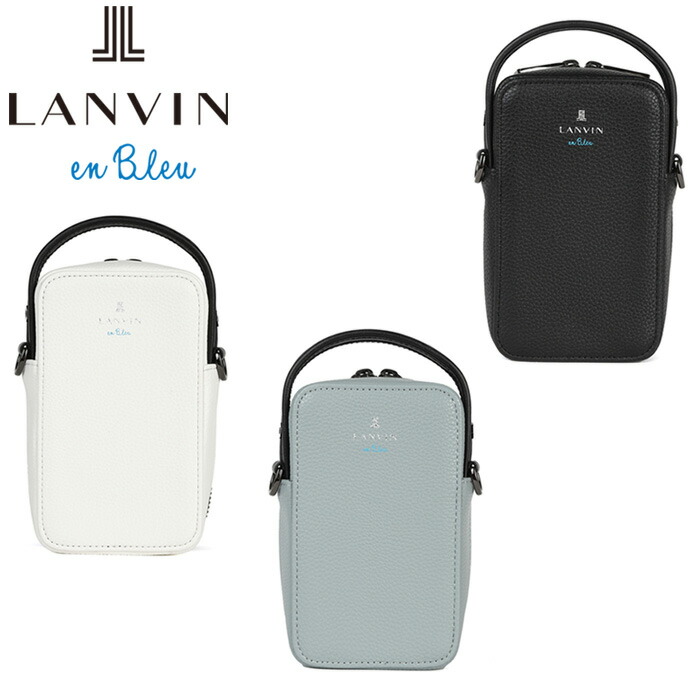 LANVIN en Bleu ランバンオンブルー タンブル スマホショルダーバッグ 2WAY 512123 ikt02 :512123:河村百貨店