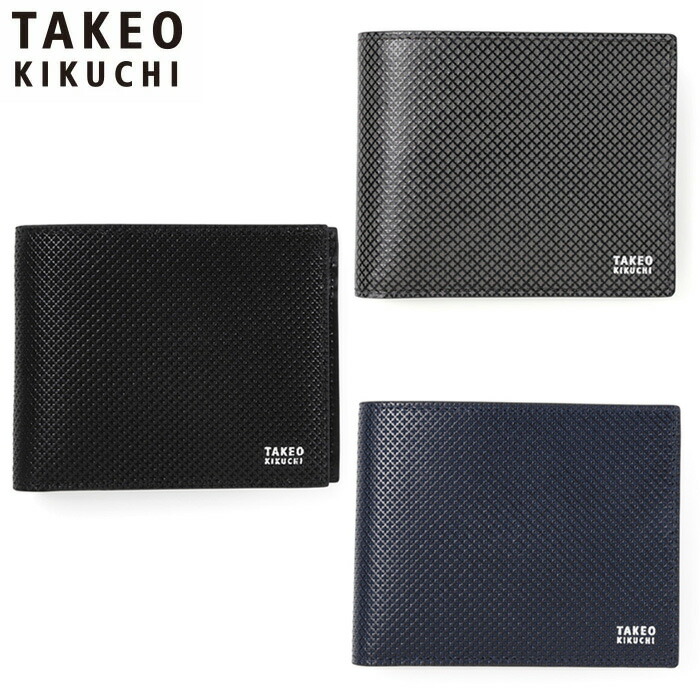 TAKEO KIKUCHI タケオキクチ バース 二つ折り財布 カード段4 706624 ikt02 :706624:河村百貨店