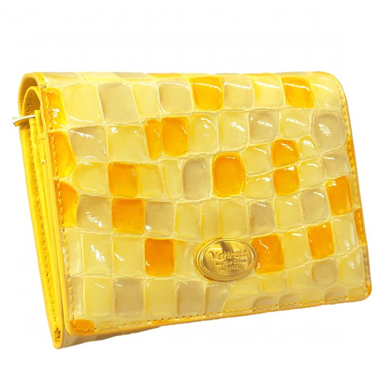 二つ折り財布 牛革 本革 大容量 L字ファスナー式 小銭入れ付きステンドグラス調 レディ−ス 札入れ アコーディオンマチ 送料無料 STE-06 |  | 04