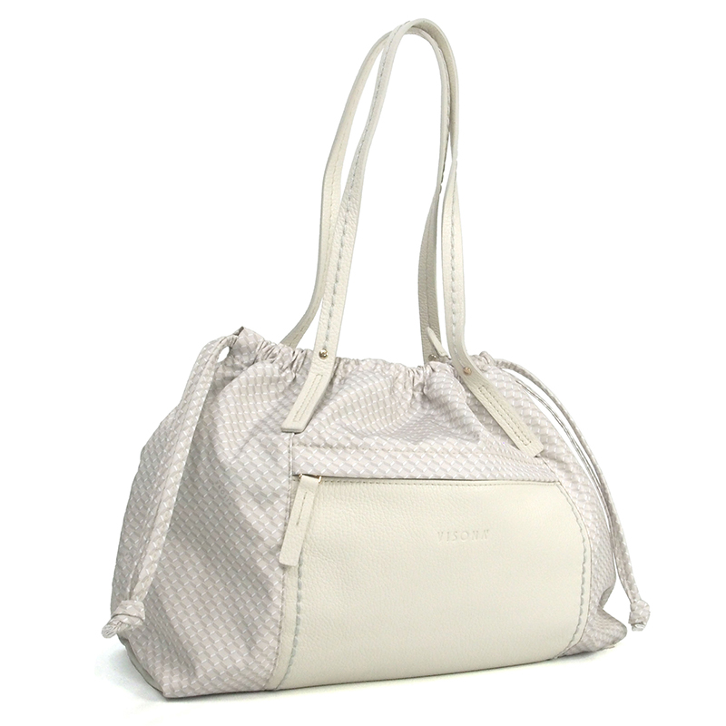 プリニオ ヴィソナ イタリア製 MADE IN ITALY ナイロン 牛革 トートバッグ ビジネスバッグ ハンドバッグ 肩掛け 巾着型 A4対応 超軽量 No.22274 |  | 01