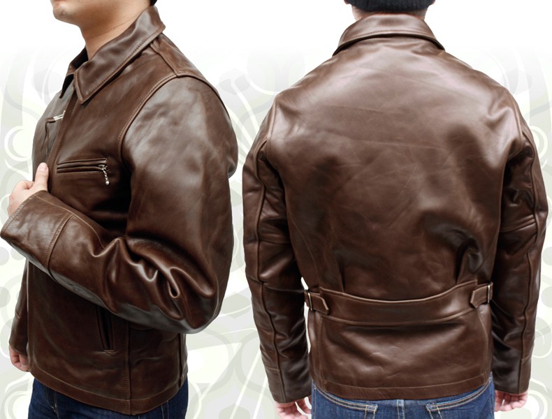 ライダースジャケット トラッカー メンズ レザージャケット 革ジャン