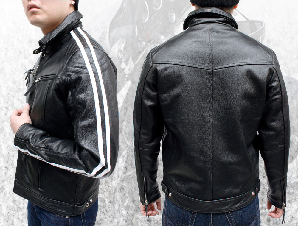 ライダースジャケット 革ジャン レザージャケット メンズ バッファロー