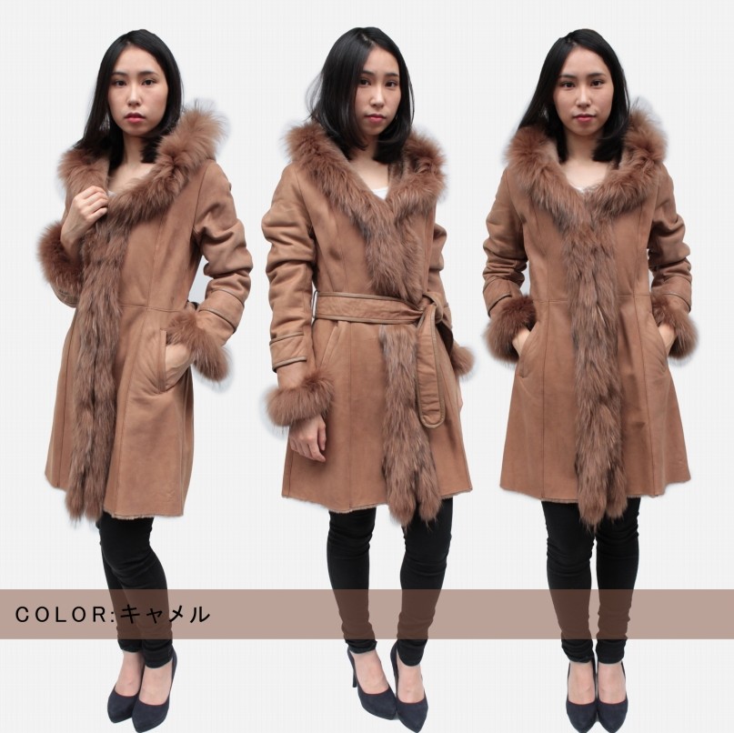 フランスパリの有名ブランドメーカー ムートンコート レディース