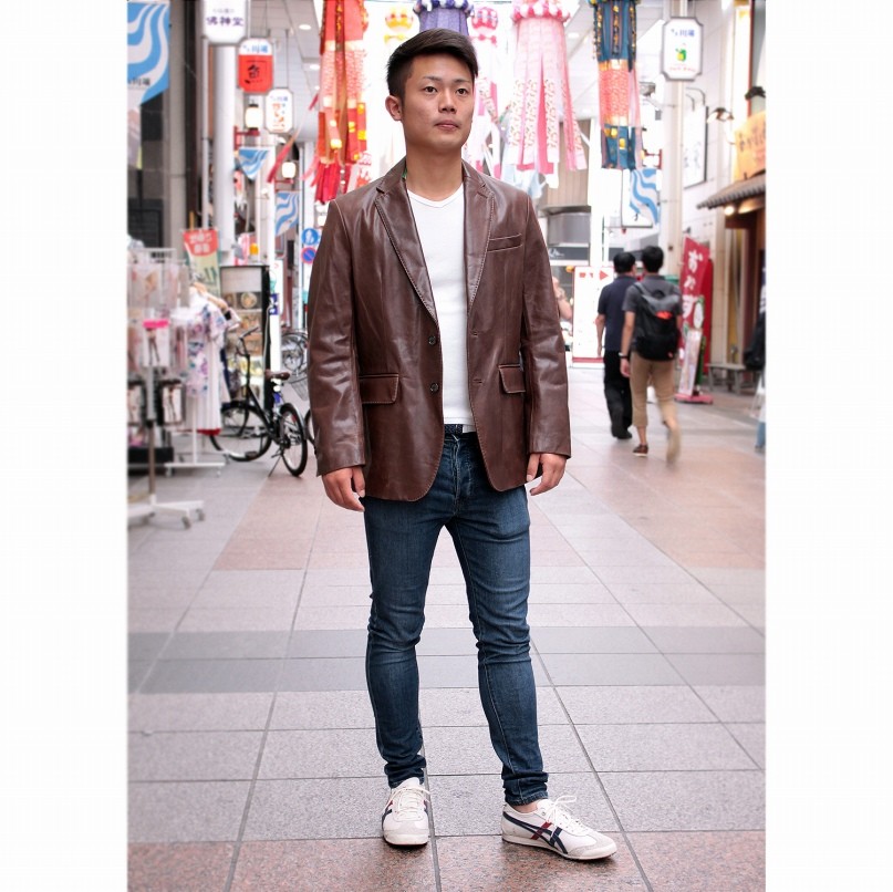 本革 テーラードジャケット メンズ レザージャケット 革ジャケット