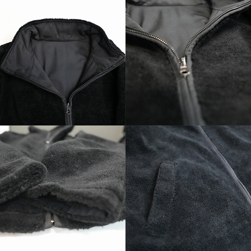 ファーブルゾン メンズ リバーシブルジャケット フリーサイズ ブラック