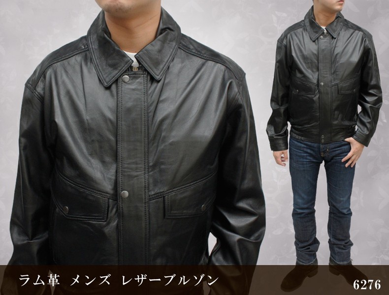 レザージャケット 本革ジャケット メンズ ラム 羊革 ダブルクローズ