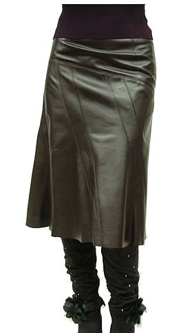 フレアースカート 本革 ラム レザースカート レディース 革スカート