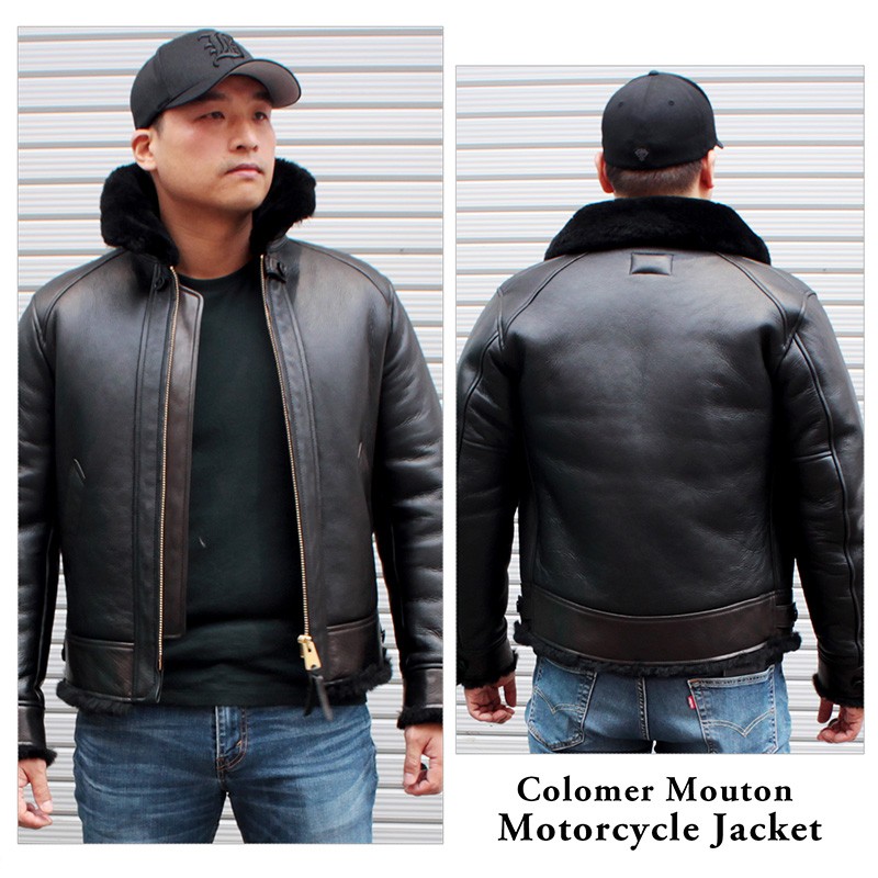 CM-05 MOTORCYCLE JACKET ムートンジャケット 本革 Y2LEATHER コロメール グリズリージャケット 熊ジャン S/M/L/LL/3L  ブラック 黒 ブラウン 茶色 : cm-05 : 本革 レザー 革ジャン 皮の但馬屋 - 通販 - Yahoo!ショッピング