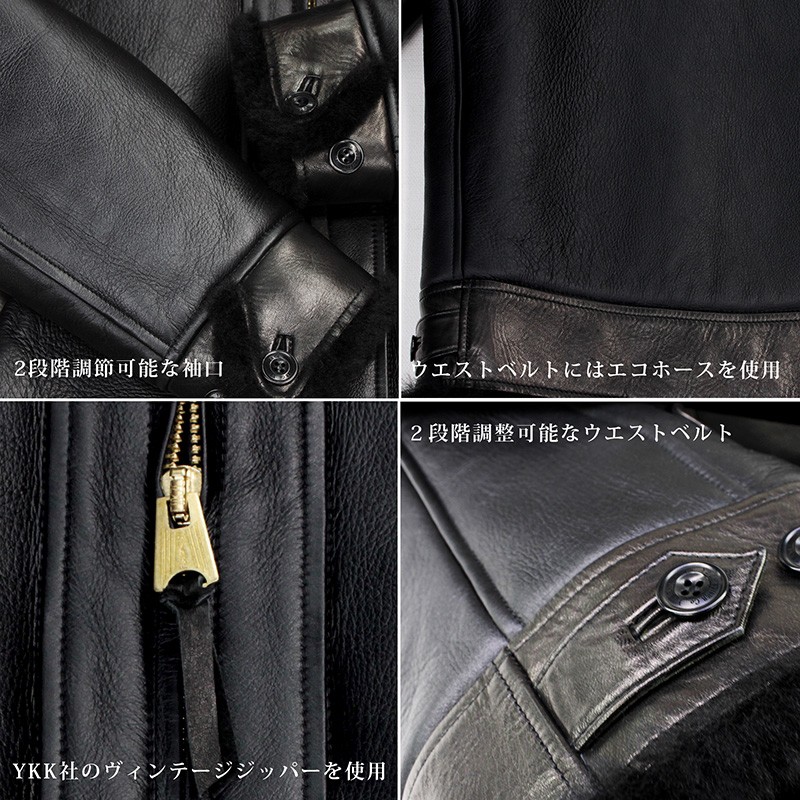 CM-05 MOTORCYCLE JACKET ムートンジャケット 本革 Y2LEATHER コロメール グリズリージャケット 熊ジャン S/M/L/LL/3L  ブラック 黒 ブラウン 茶色 : cm-05 : 本革 レザー 革ジャン 皮の但馬屋 - 通販 - Yahoo!ショッピング