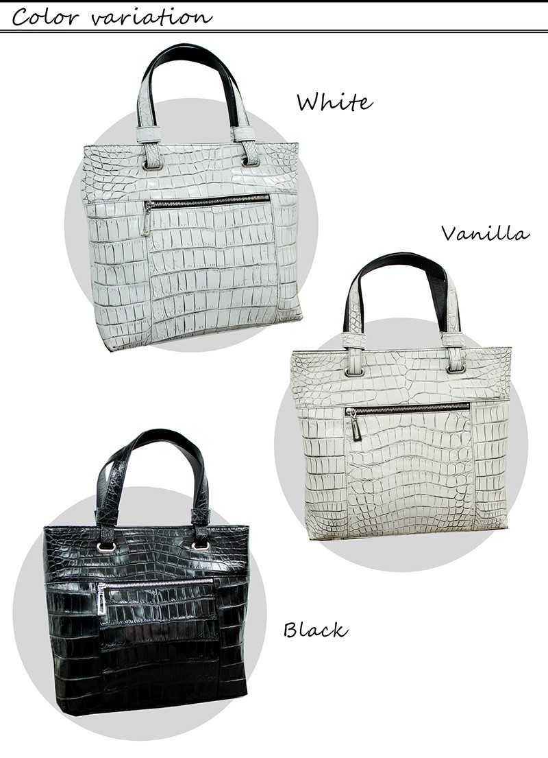 日本製 クロコダイル 本革 メンズ トートバッグ A4サイズ ビジネス